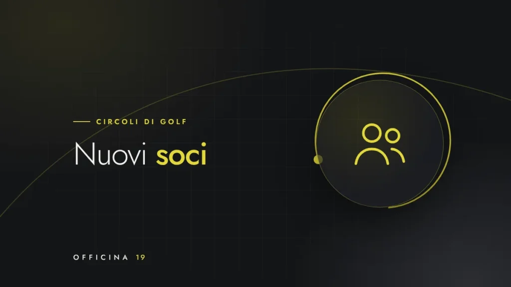 Copertina Officina 19 con icona di gruppo di persone e titolo «Nuovi soci»